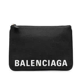 Balenciaga Ville Logo Pouch (SHG-Vkehqe)