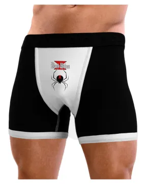 Black Widow Spider Design - Logo Mens Boxer Brief Underwear