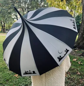 Charcoal Cemetery Umbrella