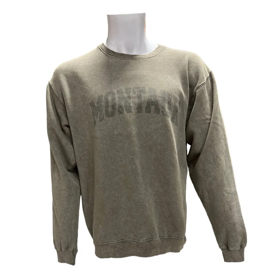 Adult Unisex Distressed Montauk Crewneck