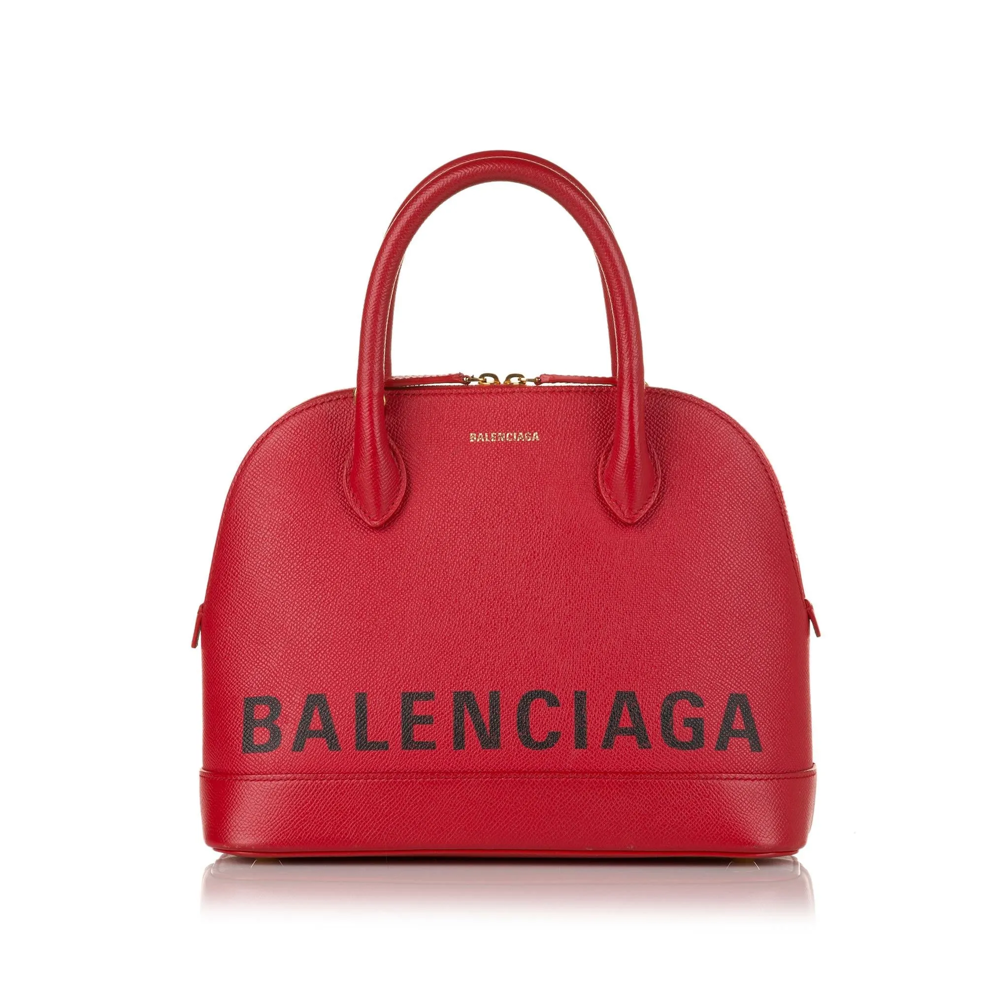 Balenciaga Ville Leather Satchel