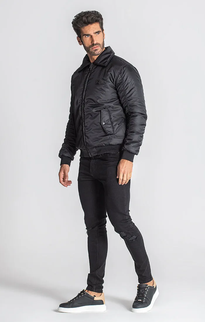 Black Hollywood Bomber Jacket