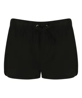 Black/Black - Women's retro shorts