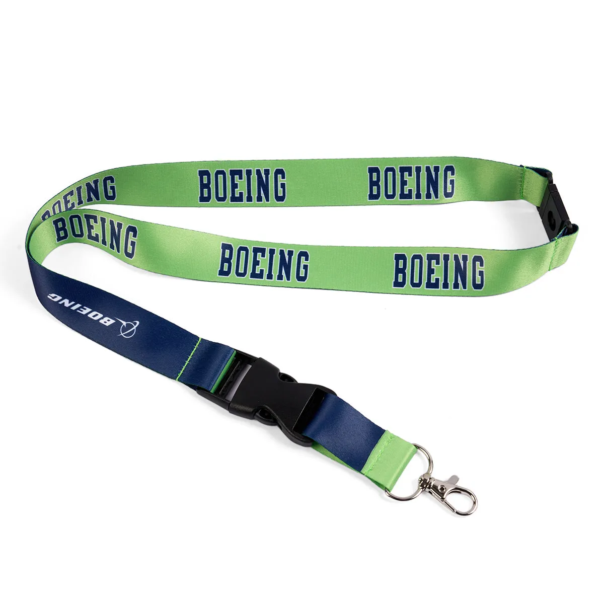 Boeing Varsity Lime Lanyard