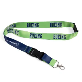 Boeing Varsity Lime Lanyard