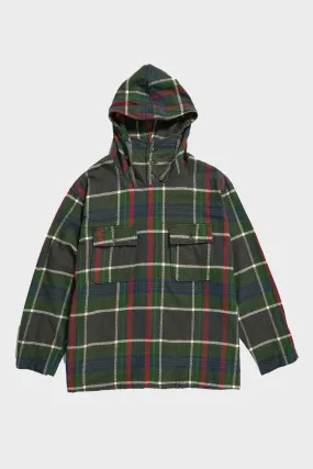 Cagoule Shirt - Olive Cotton Heavy Twill Plaid