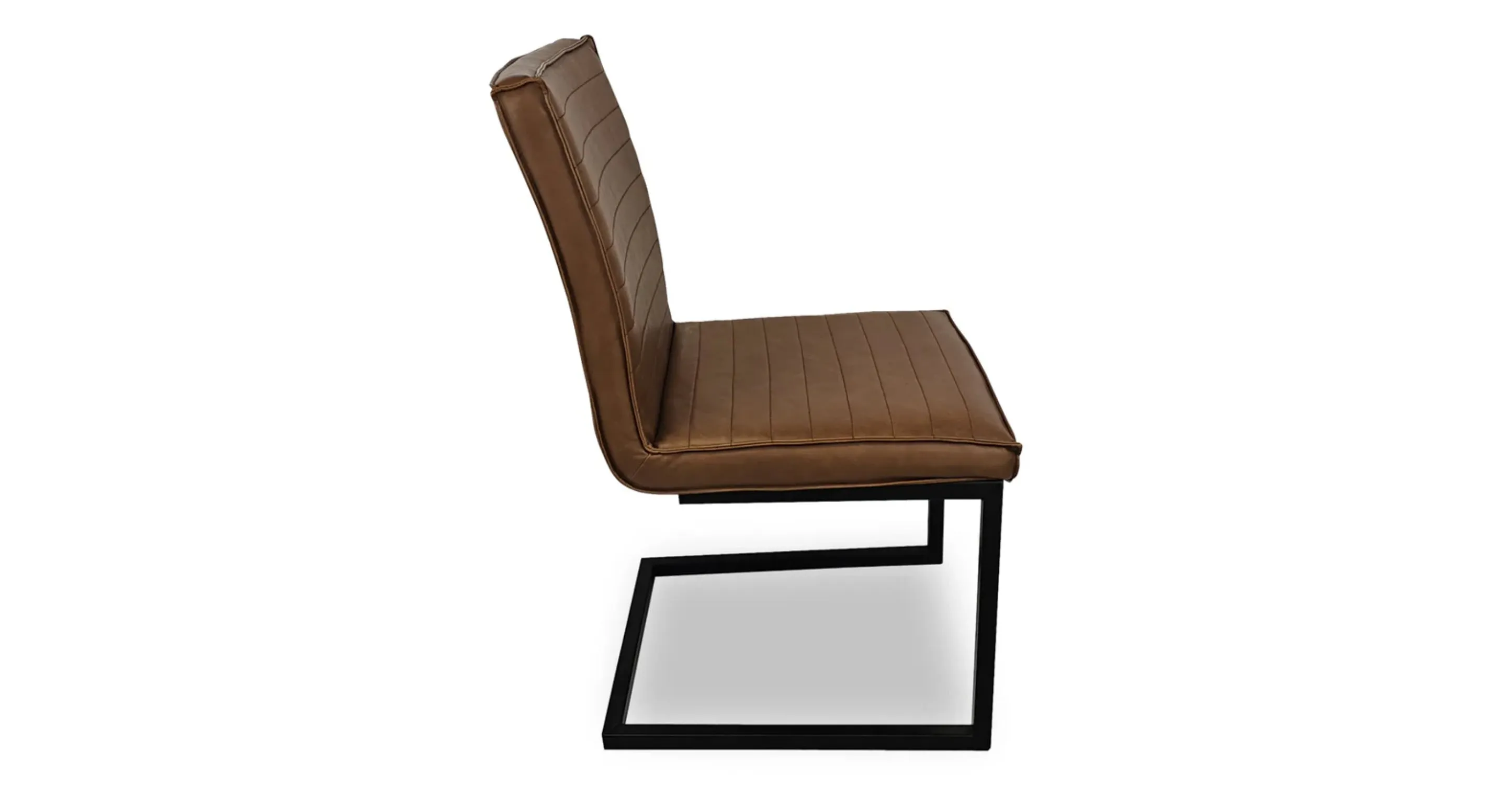 Drake Dining Armless Chair - Cognac (2 PER BOX)