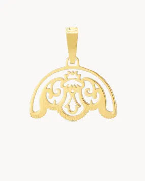 Festa Pavaljun Hollow Pendant, Gold