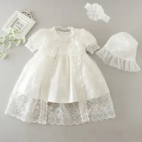 Hetiso Baby Girls Dress Long Sleeve Kids First Birthday Ball Gown Infant Dresses for Baptism Bridesmaid party 3-24 month