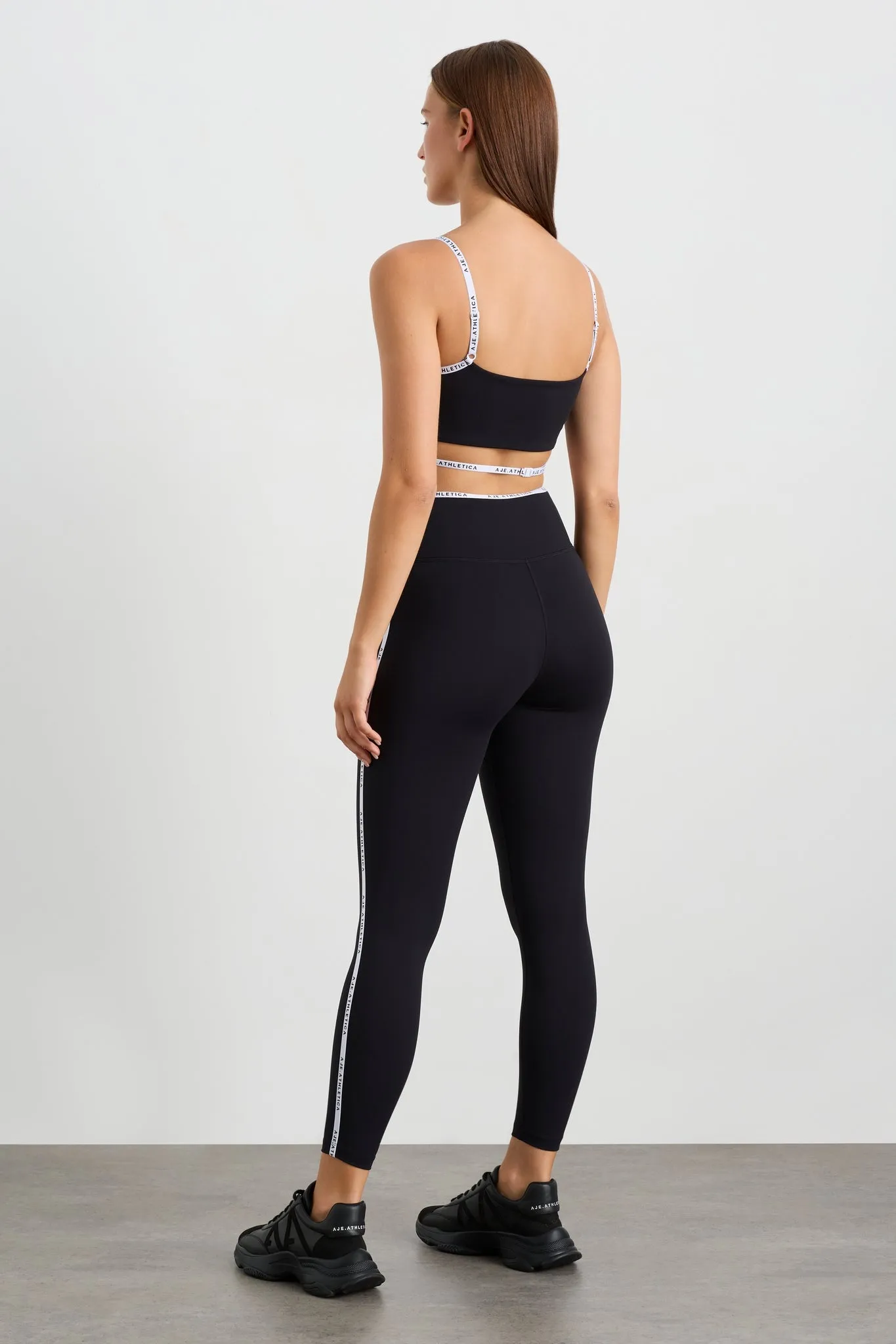 Logo Tape Seam Ankle Length Legging 203