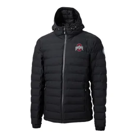 Ohio State Buckeyes Cutter & Buck Mission Ridge Repreve Black Puffer Jacket