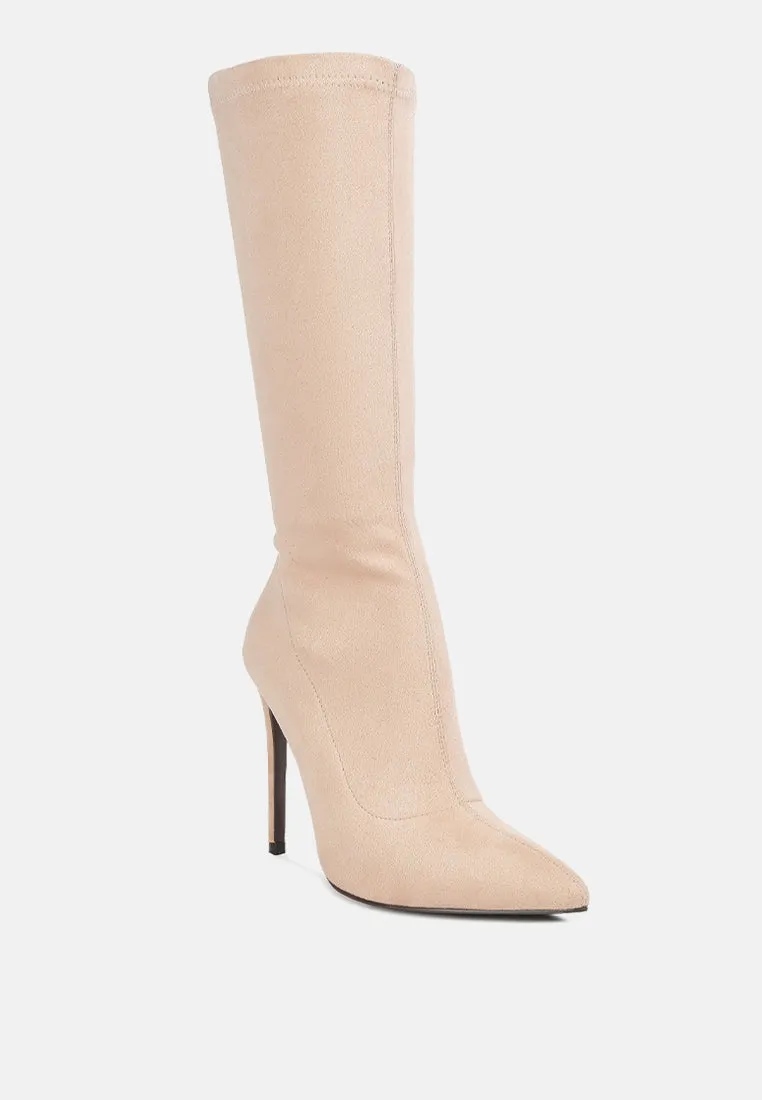 Playdate High Heeled Calf Boots