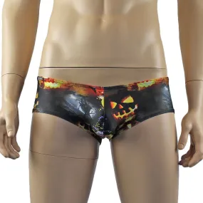 SALE - Mens Halloween Fire Breathing Pumpkins and Witches Mini Boxer Briefs