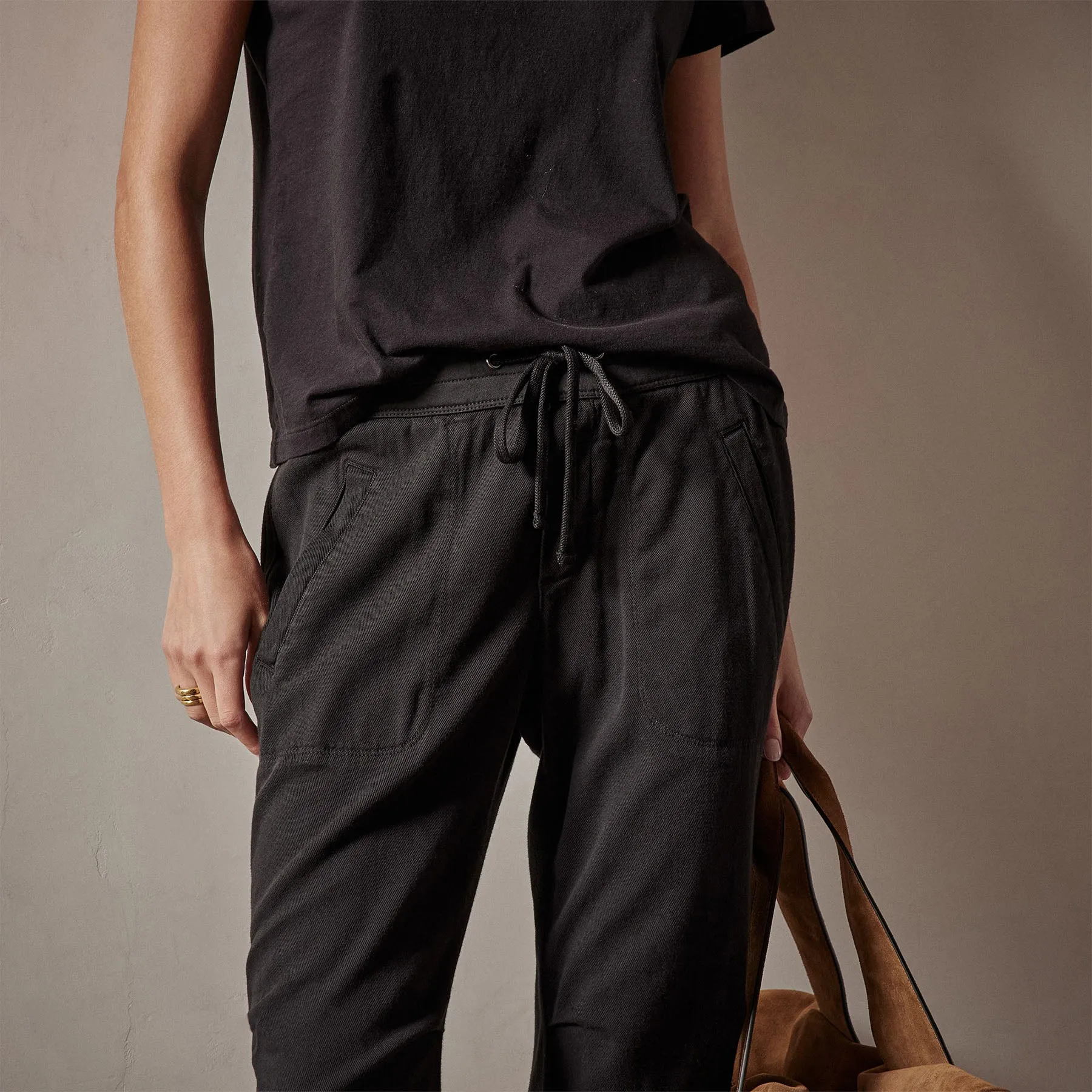 Soft Drape Pant - Black