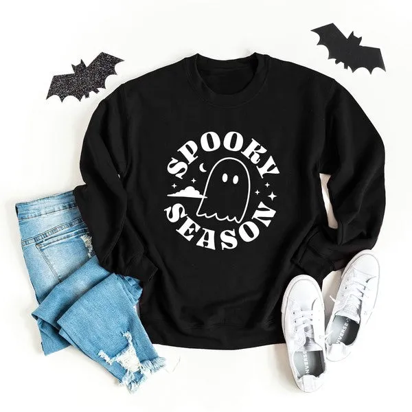 Spooky Season Ghost Graphic Sweatshirt