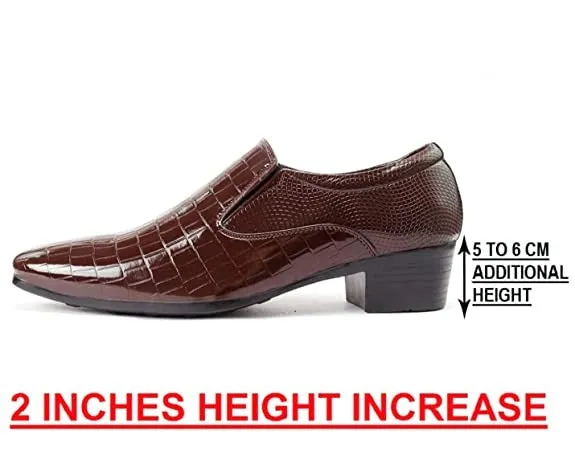 Synthetic Material Casual,Loafer and Moccasin Height Increasing Shoes-JonasParamount