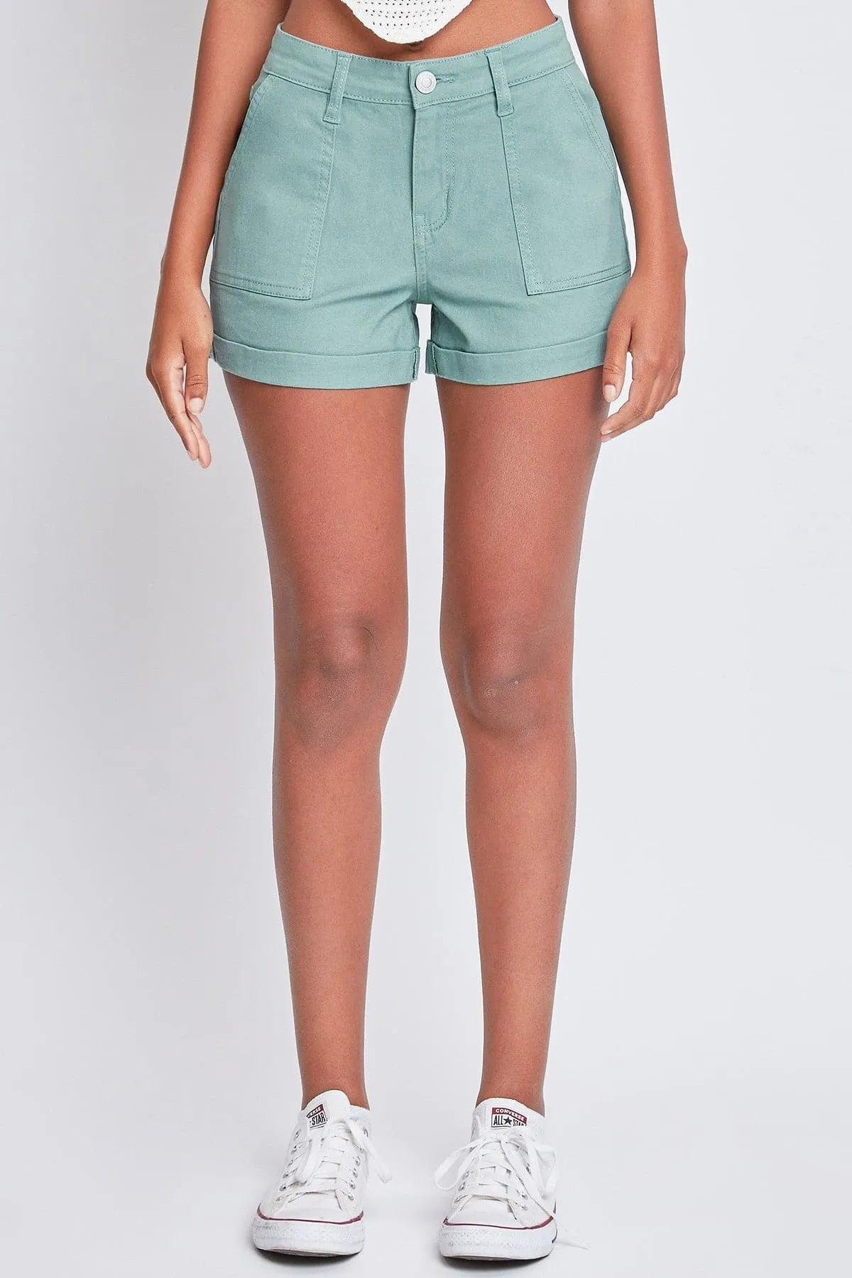 Women's Mid Rise Rolled Cuff Short