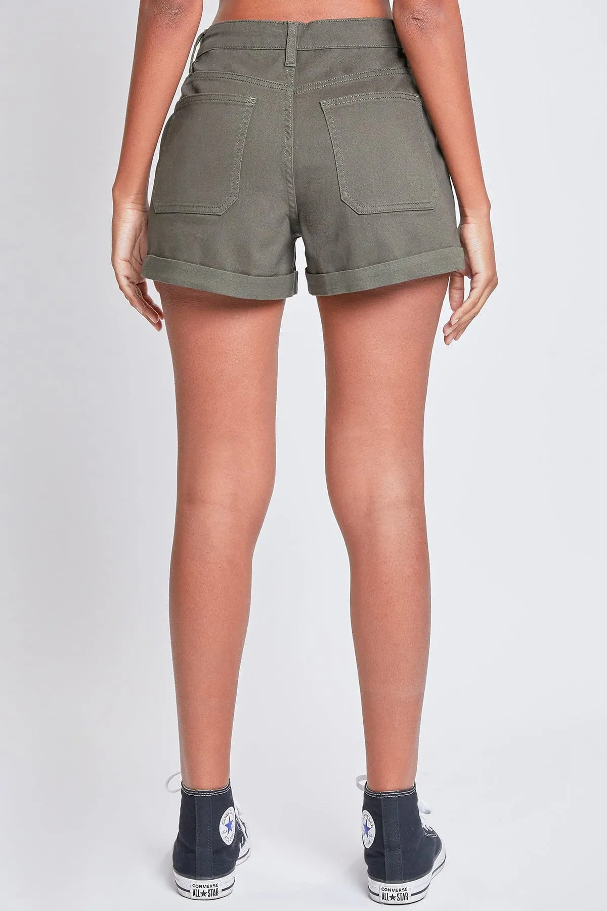 Women's Mid Rise Rolled Cuff Short