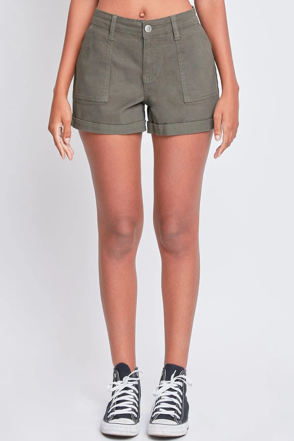 Women's Mid Rise Rolled Cuff Short