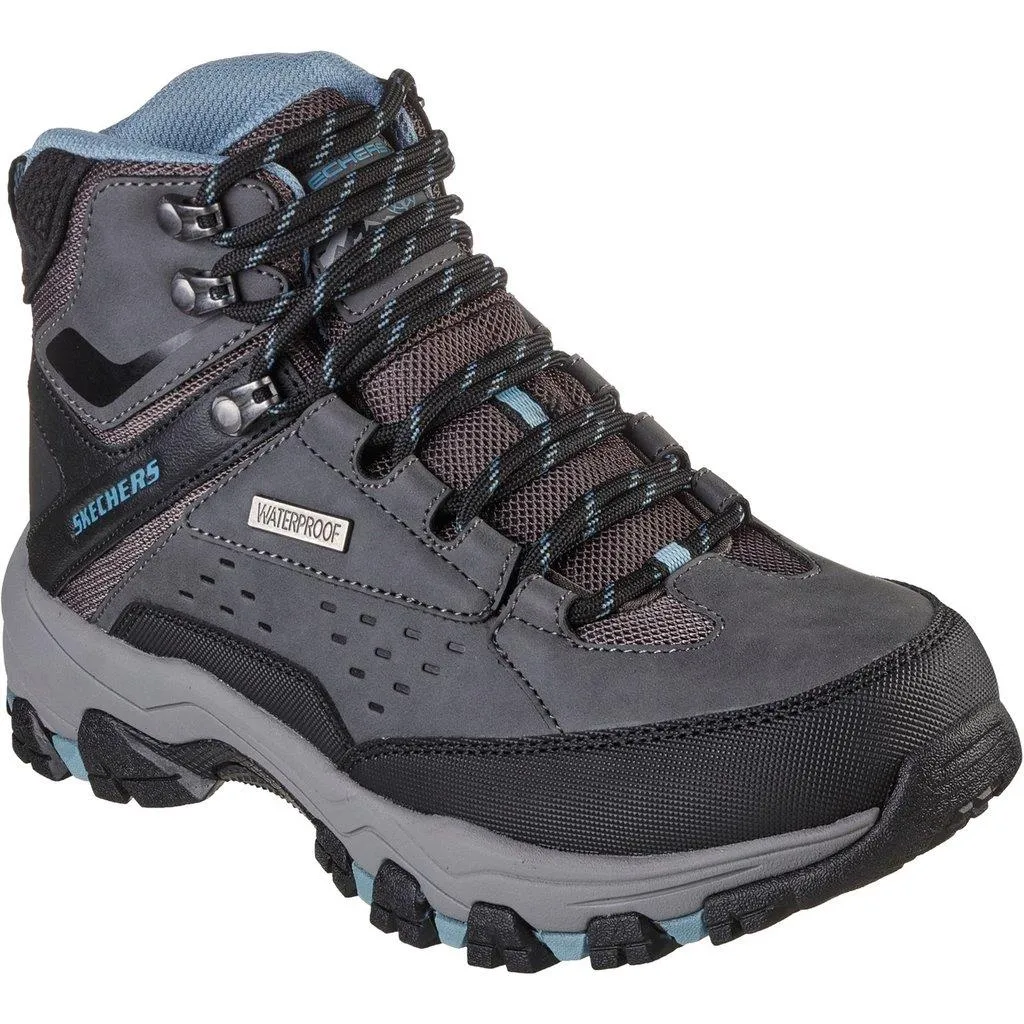 Women's Wide Fit Skechers 158257 Selmen Hiking Waterproof Boots