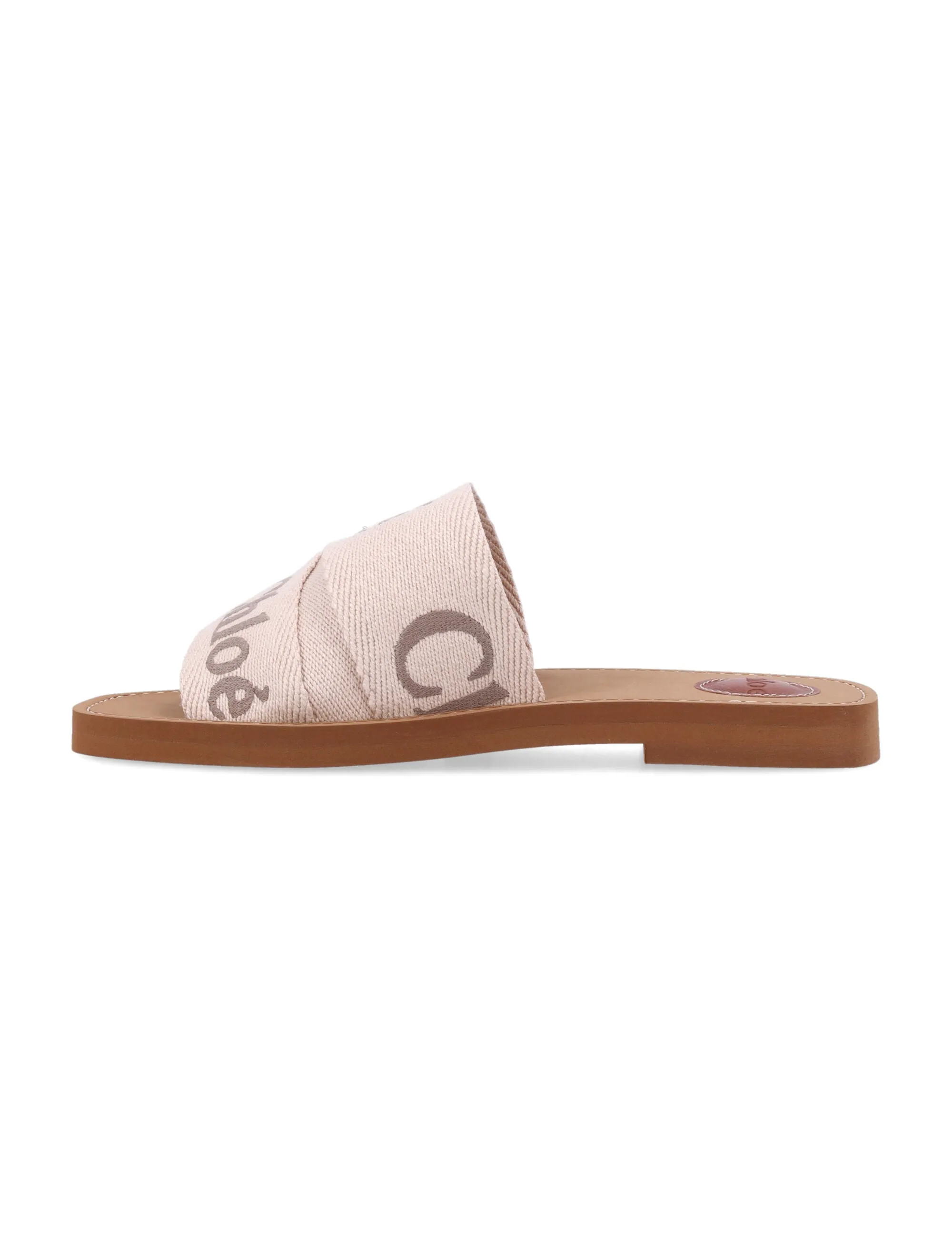 WOODY CANVAS SLIDE SANDALS